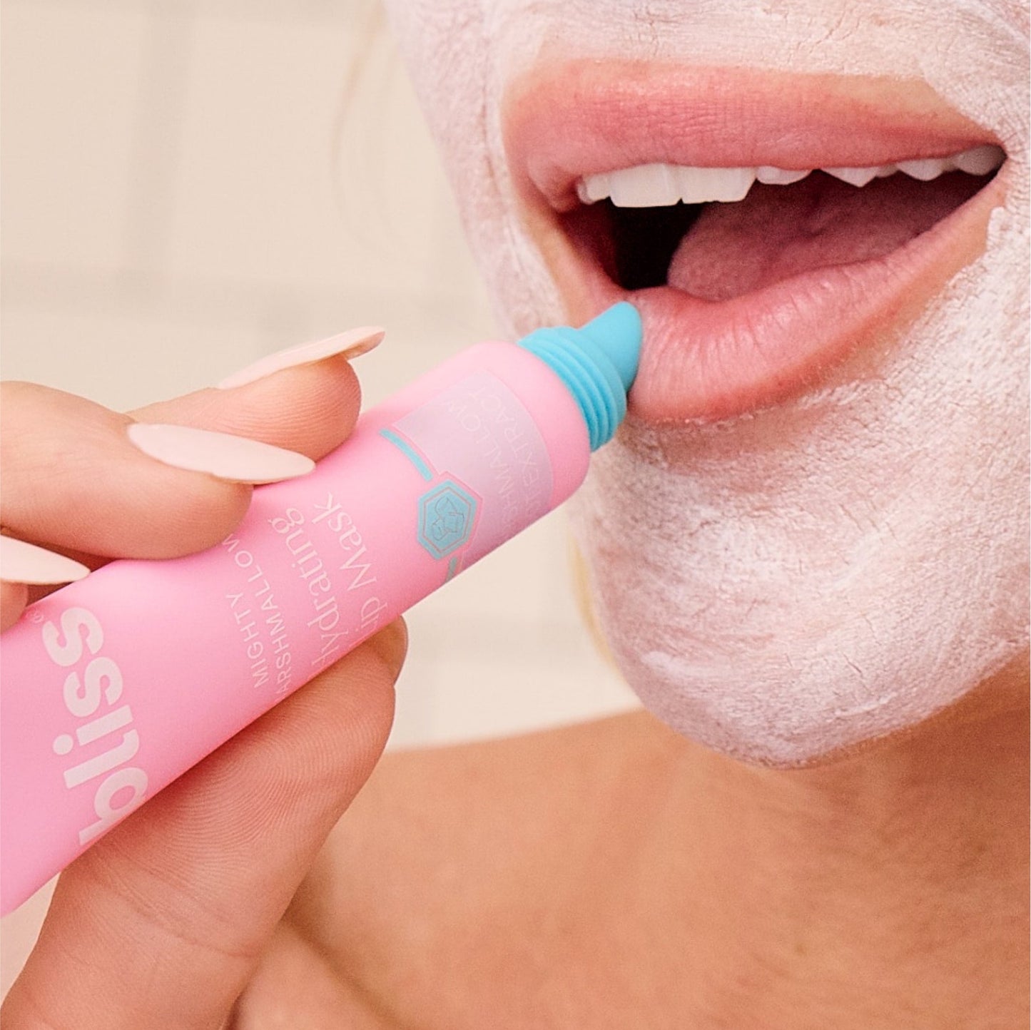 Mighty Marshmallow Hydrating Lip Mask with Marshmallow Root Extract
