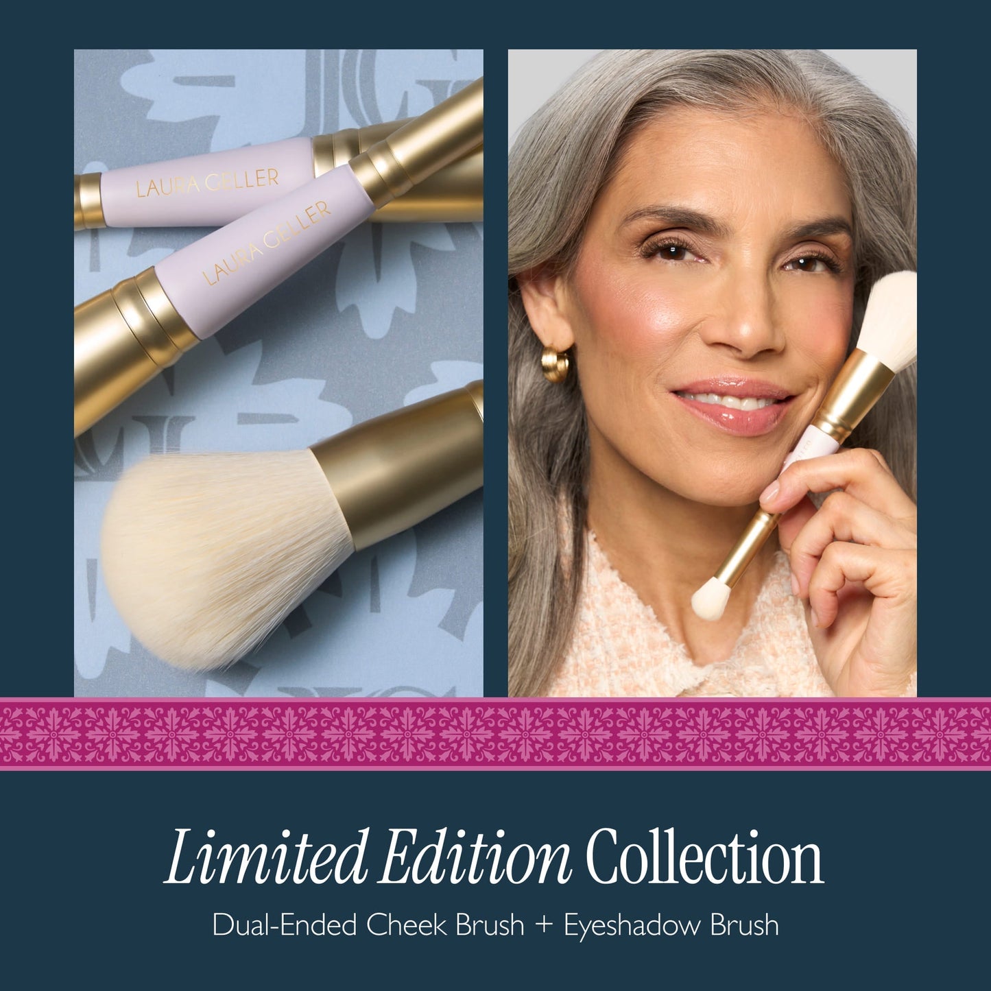 Limited Edition Dual-Ended Cheek + Eyeshadow Brush