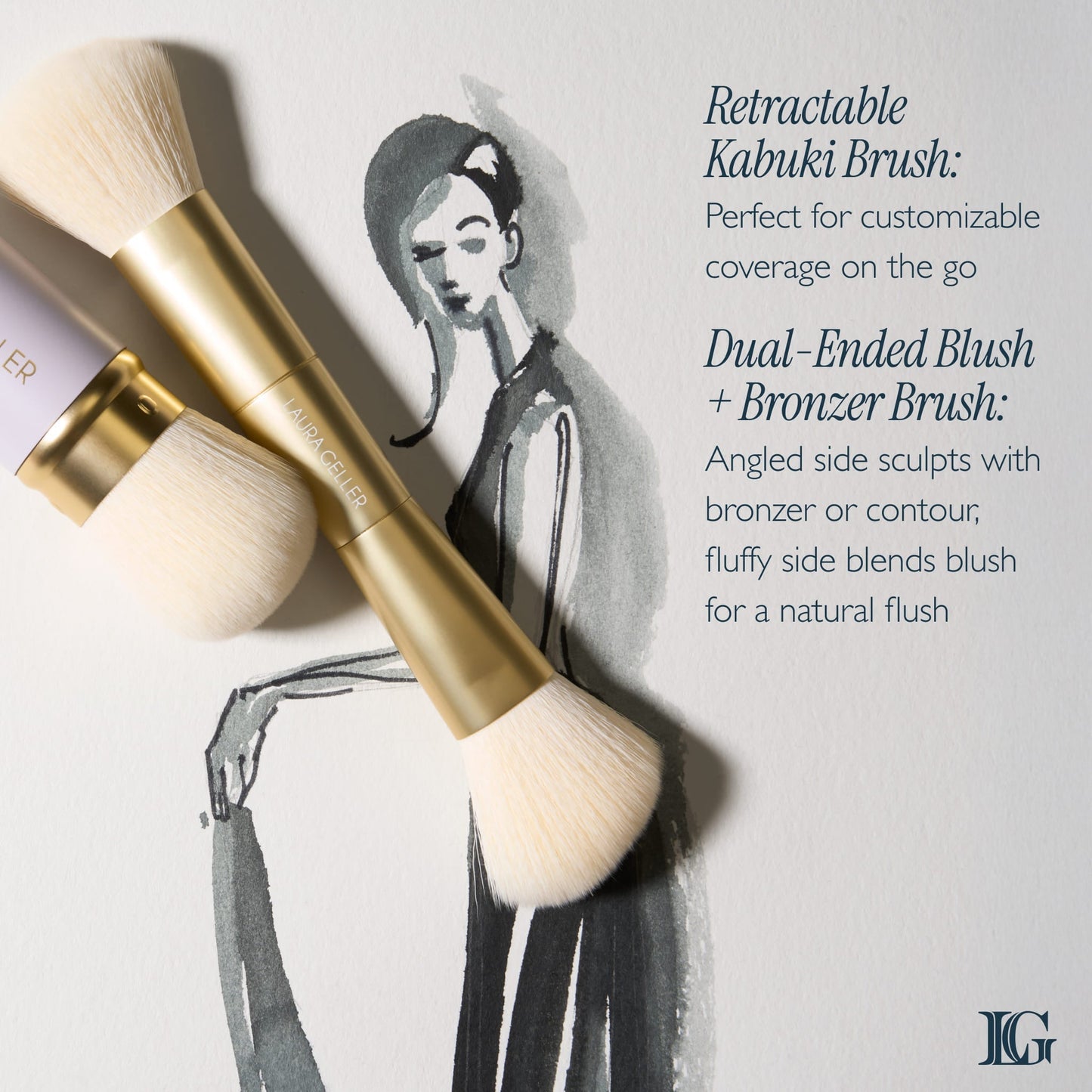 Limited Edition Face It All 2PC Face Brush Set