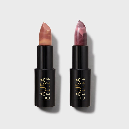 Italian Marble Lipstick Duo: Berry Banana & Rosé Macaron