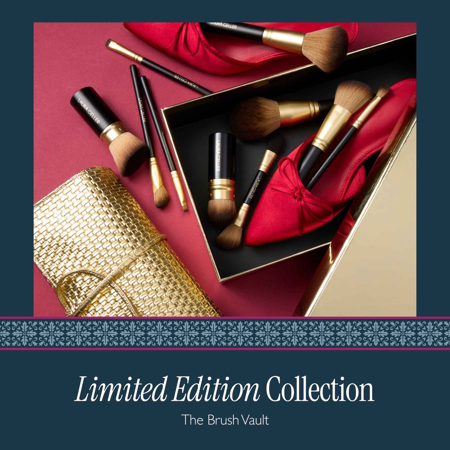 The Brush Vault Limited Edition Makeup Brush Collection (10 PC)